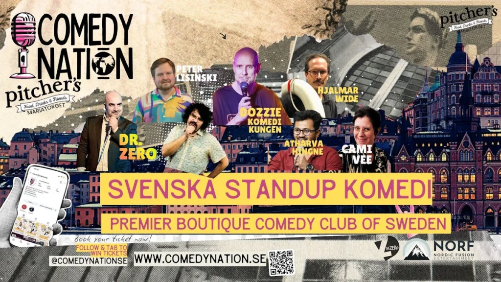 Svenska standupkomedi – onsdag