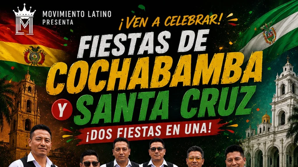 Celebrando a Santa Cruz y Cochabamba