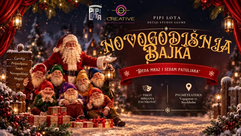NOVOGODISNJA BAJKA- DEDA MRAZ I SEDAM PATULJAKA