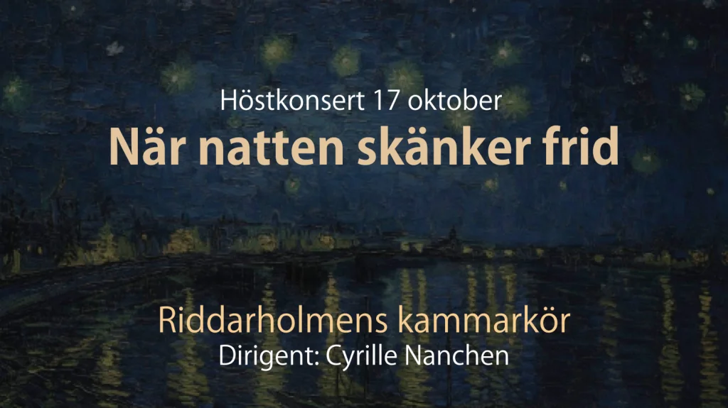 När natten skänker frid
