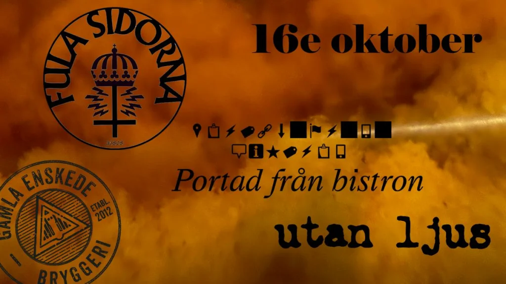 Fula Sidorna + Portad från bistron + utan ljus