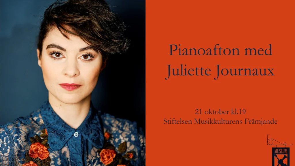 Pianoafton med Juliette Journaux