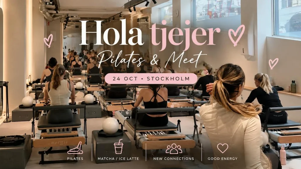 Hola tjejer – Pilates, matcha & ice latte