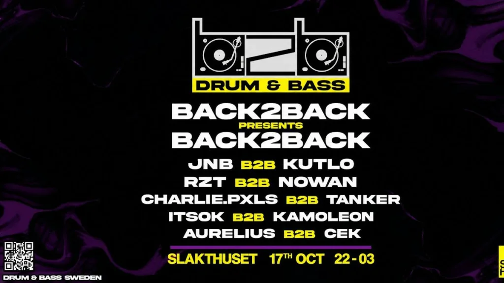 Back2Back (Drum & Bass) + HITS Stockholm
