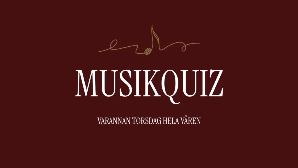 Musikquiz varannan torsdag