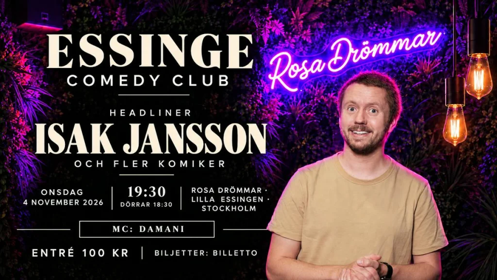 Essinge Comedy Club – Hemlig headliner