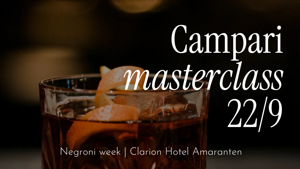 Campari Masterclass – Negroni Week