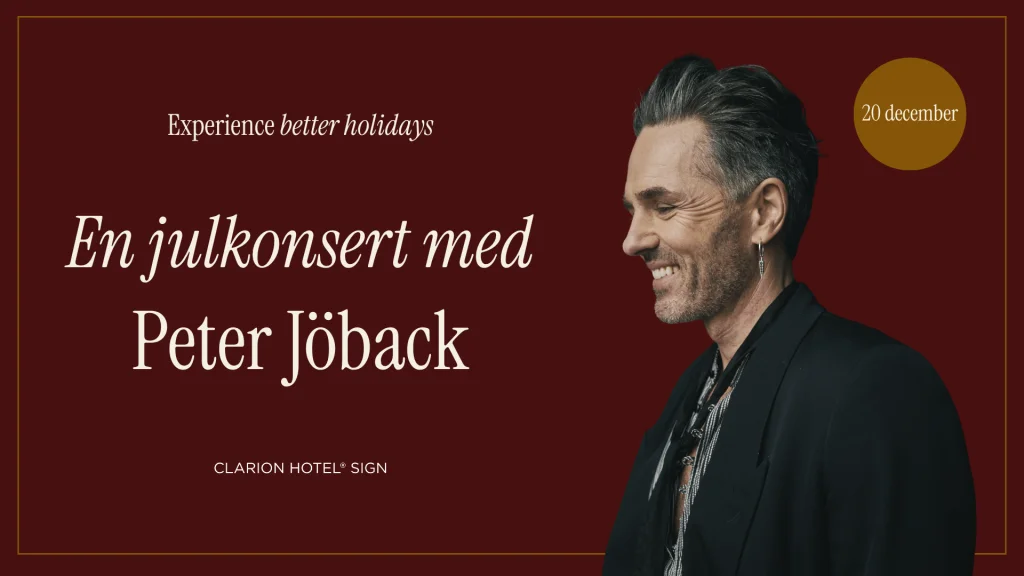 En julkonsert med Peter Jöback