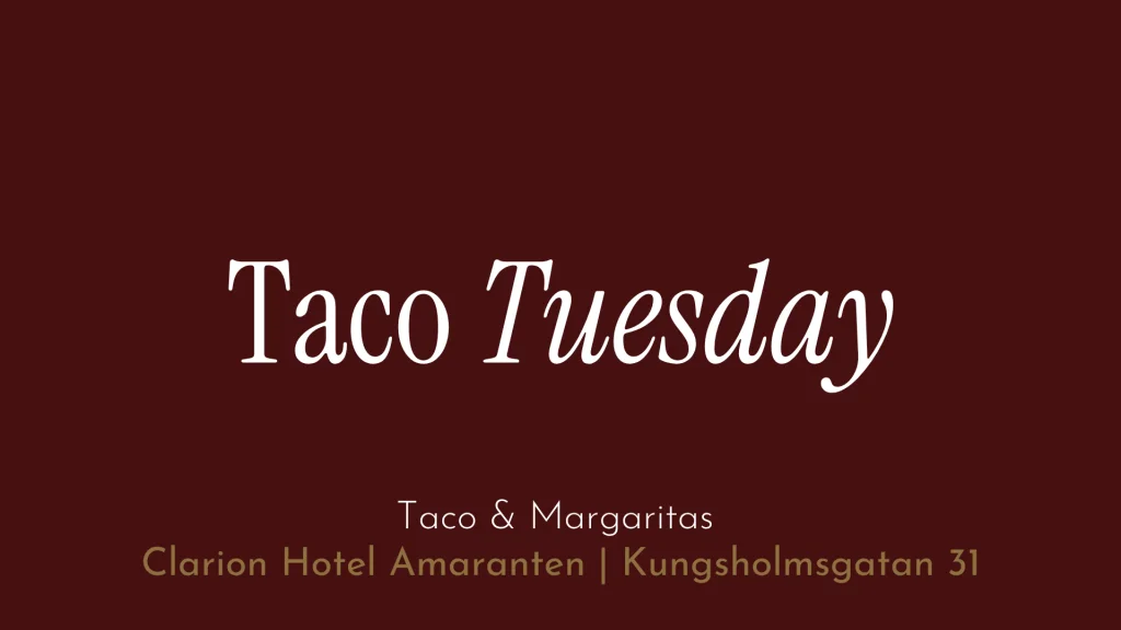 Taco Tuesday