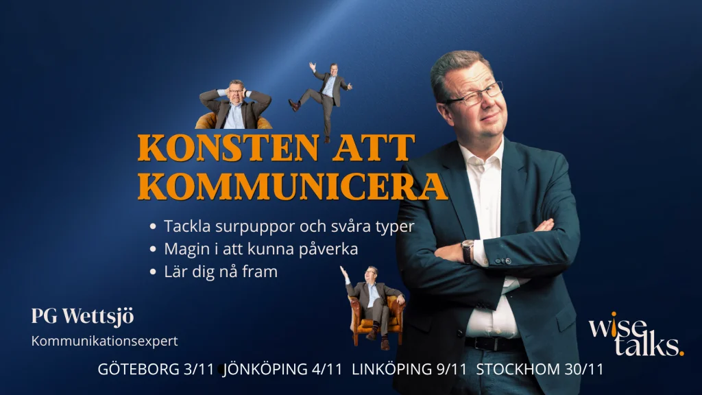 Konsten att kommunicera med PG Wettsjö